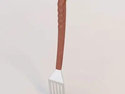 BBQ Spatula 01 3D model