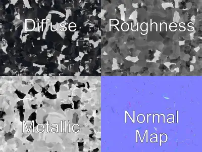 Futuristic Smart Stroller model pack Low-poly 3D model