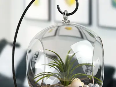 Hanging bowlvase 3D model