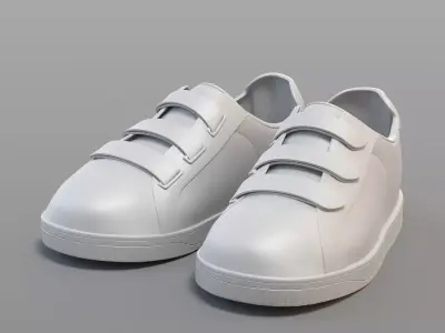 Cartoon Sport Shoes 3D model