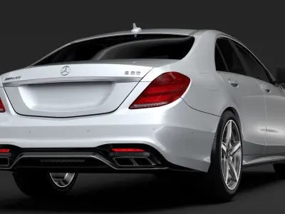 Mercedes AMG S 65 W222 2018 3D model
