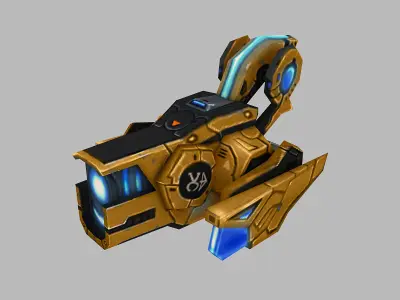 Machinery - Floating Cannon 03 3D model