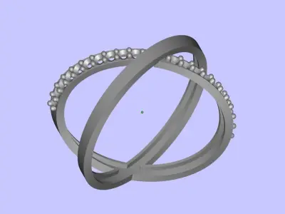 Cross Ring 3D print model