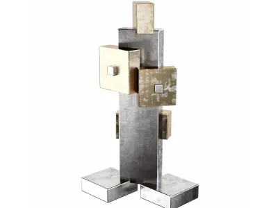 Abstract sculpture AS-004 3D model