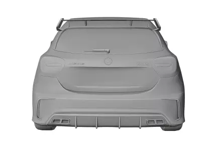 Mercedes Benz A45 AMG  3D print model