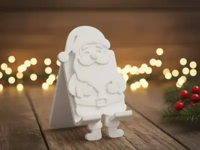 Santa Claus phone stand 3D print model
