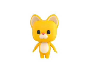 Cartoon Cat 3D model