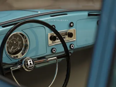vw beetle 1969 Detailed Interior 3D model