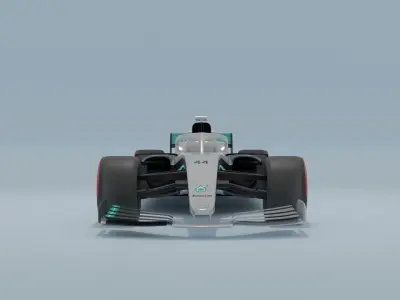 Mercedes amg f1 w10 3D model