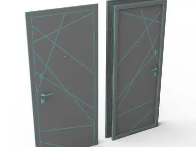 Ainhoa Door 3D model