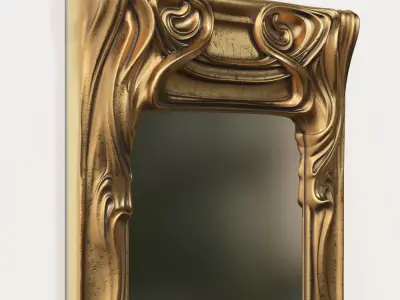 Art Nouveau Mirror 3D 3D model