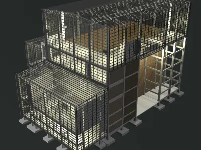 Factory structure 24i07 3D model
