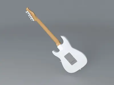 Sands Classicaster Guitar Free 3D model