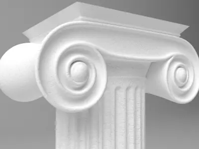 Ionic Column 3D model