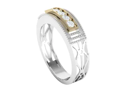 Diamond Ring 3D model 2