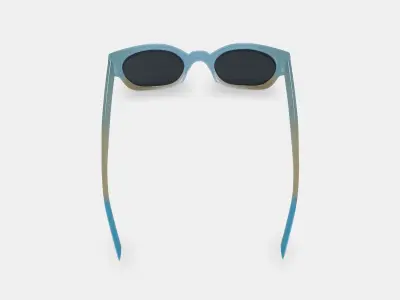 Rocco Sunglasses in Coastline Crystal Fade 3D model