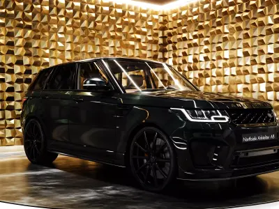 Range Rover Sport SVR  Low-poly 3D model