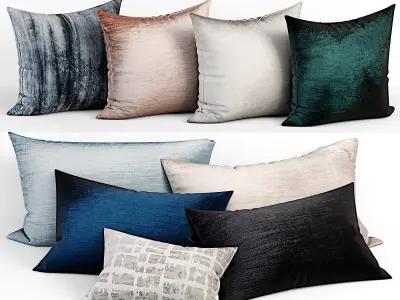 50 Decorative set pillow 450-499 3D model