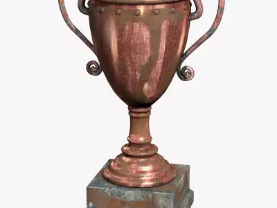 Rusty Trophy  3D model