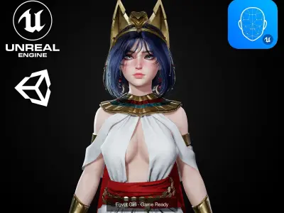 Fantasy Medieval Girls Collection - Game Ready