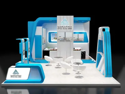  Booth Exhibition Stand a239 3D model