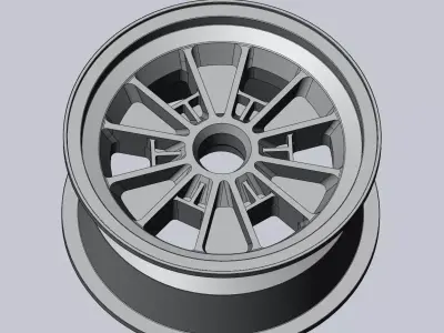 289 FIA Daytona Coupe Model Car Wheels 3D print model