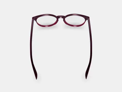 Blakeley Eyeglasses in Oxblood Fade 3D model