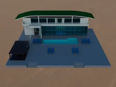 Nurai Islands Estate Villa 3D model