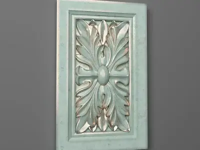 Panel-04 decorative wall plaque 3D print model