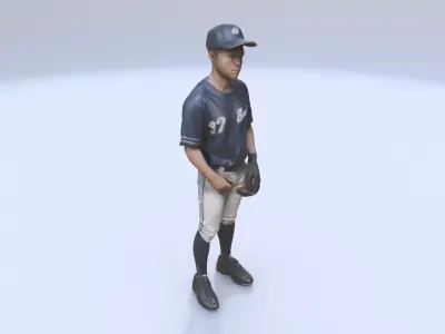 Softball 3D model