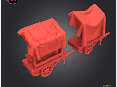 Market Cart 3D print model