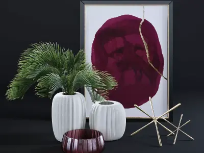 Vase Set 3D model purchase