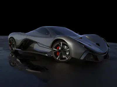 Aurelio Supper electric car 3D print model