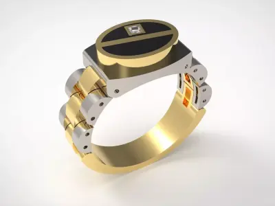 rolex man ring ror0003 3D print model
