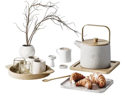 Decorative SET 02 3D model