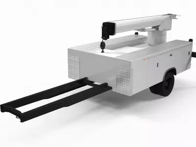 Service Truck Shell 3D model