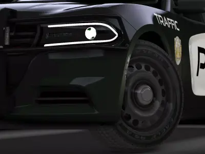 Dodge Police 3D model