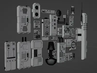 Star Wars Panel Pack 04 3D model
