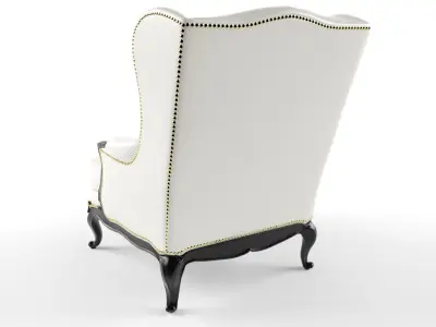John Hutton baron wing chair 3D model