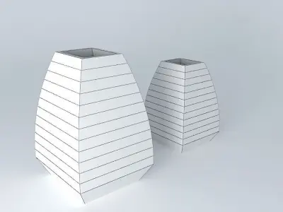 vasos de resina resin vases Free 3D model