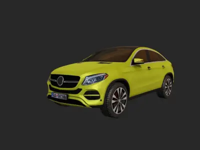 Low Poly Car 10 Low-poly 3D model