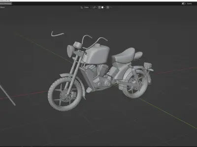 kgf chapter 3 updated version rocky bike  3D model