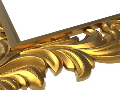carved frame 3D model 48