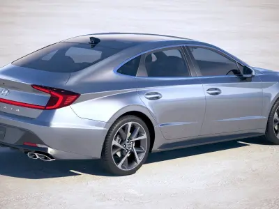 Hyundai Sonata US 2020 3D model