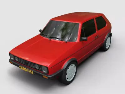 Volkswagen Golf GTI Mk1 3D model