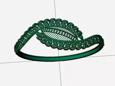 1379 Twinleaf Harmony Bracelet 10gm 3D print model