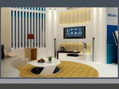 Exhibition - Area - 12X12-3DMAX2009-04 3D model