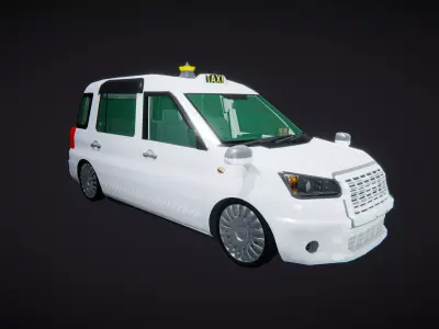 Car Taxi Japanese 02 3D model