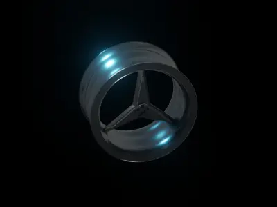 Mercedes wheel rim 3D model