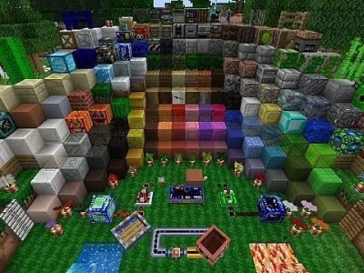 Minecraft - All about Blocks--Full Volume Texture